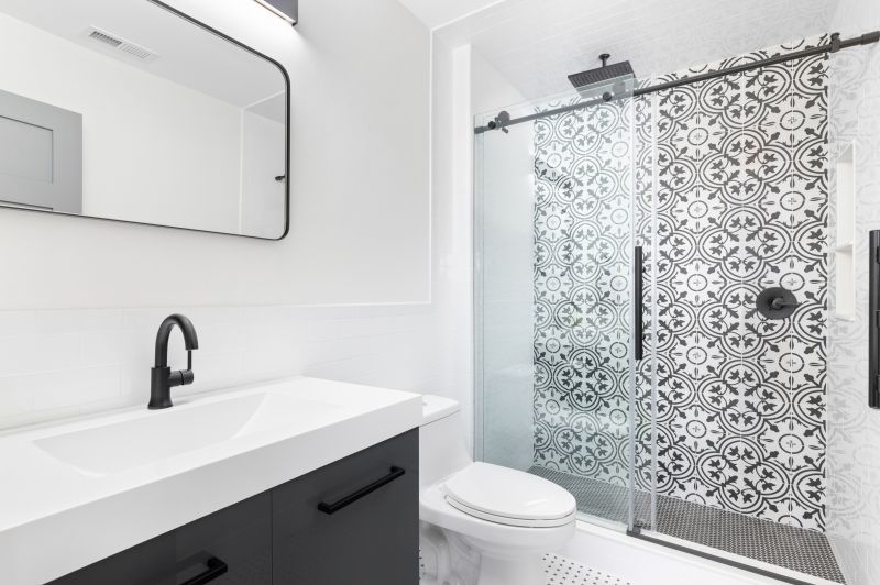 Bathroom with Modern Tiles