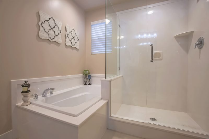 Finished Bathroom with New Bathtub